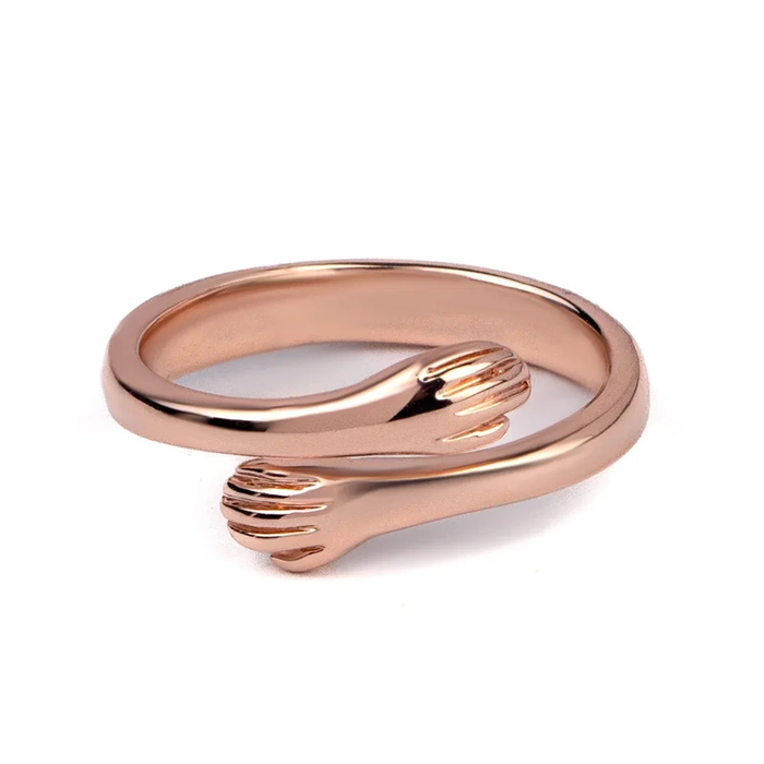 Embrace Rose Gold Open Ring
