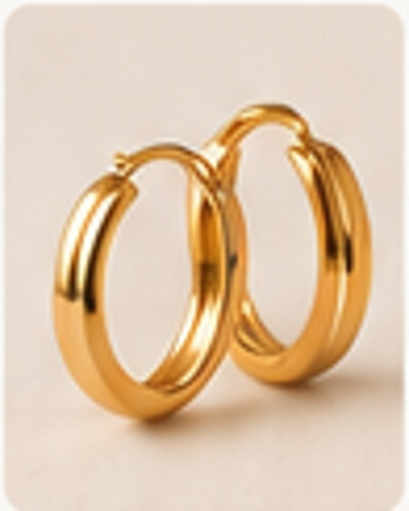 Solara Sunburst Hoop Earrings sample image